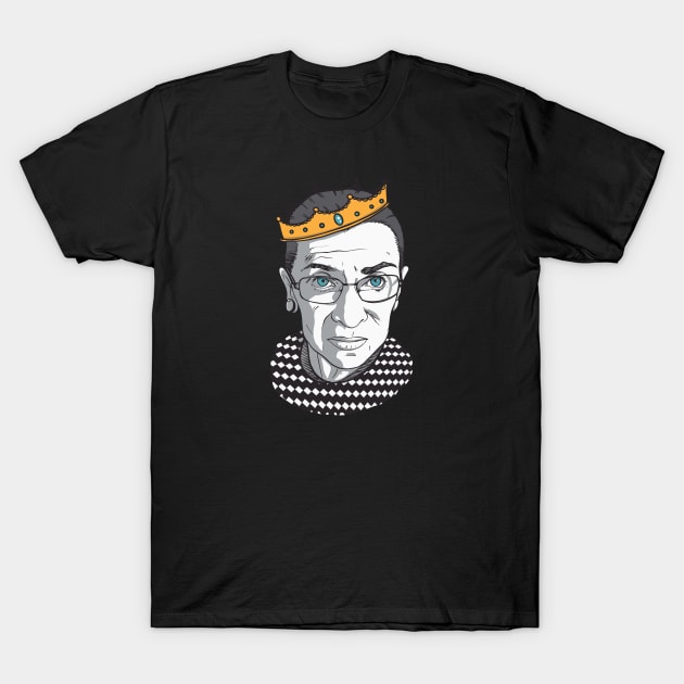 Queen RBG | Ruth Bader Ginsburg T-Shirt by SLAG_Creative